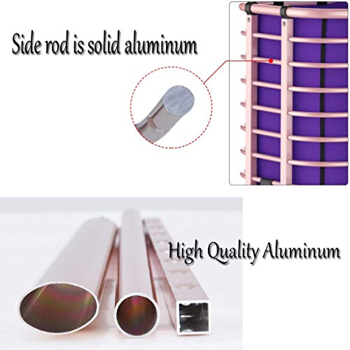 Treppen-Klettern-Einkaufstrolley, leichte Aluminiumlegierung, 8 Räder, großer Einkaufskorb, faltbar, 91–110 cm… – Bild 6