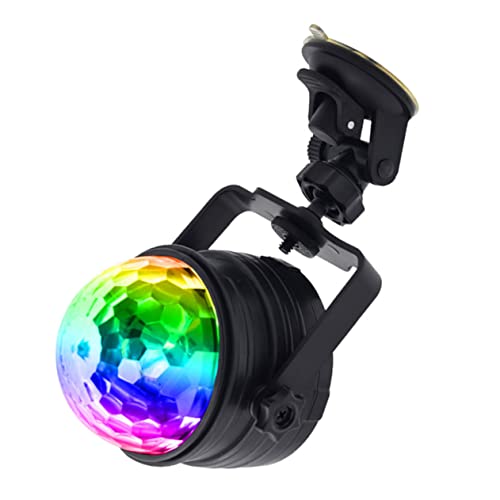 Kisangel 9w Disco Light USB Sound Activated Dj Lighting for Parties Celebrations Home Decor RGB Projection Stage Strobe Effect for Boys and Girls Family Gatherings