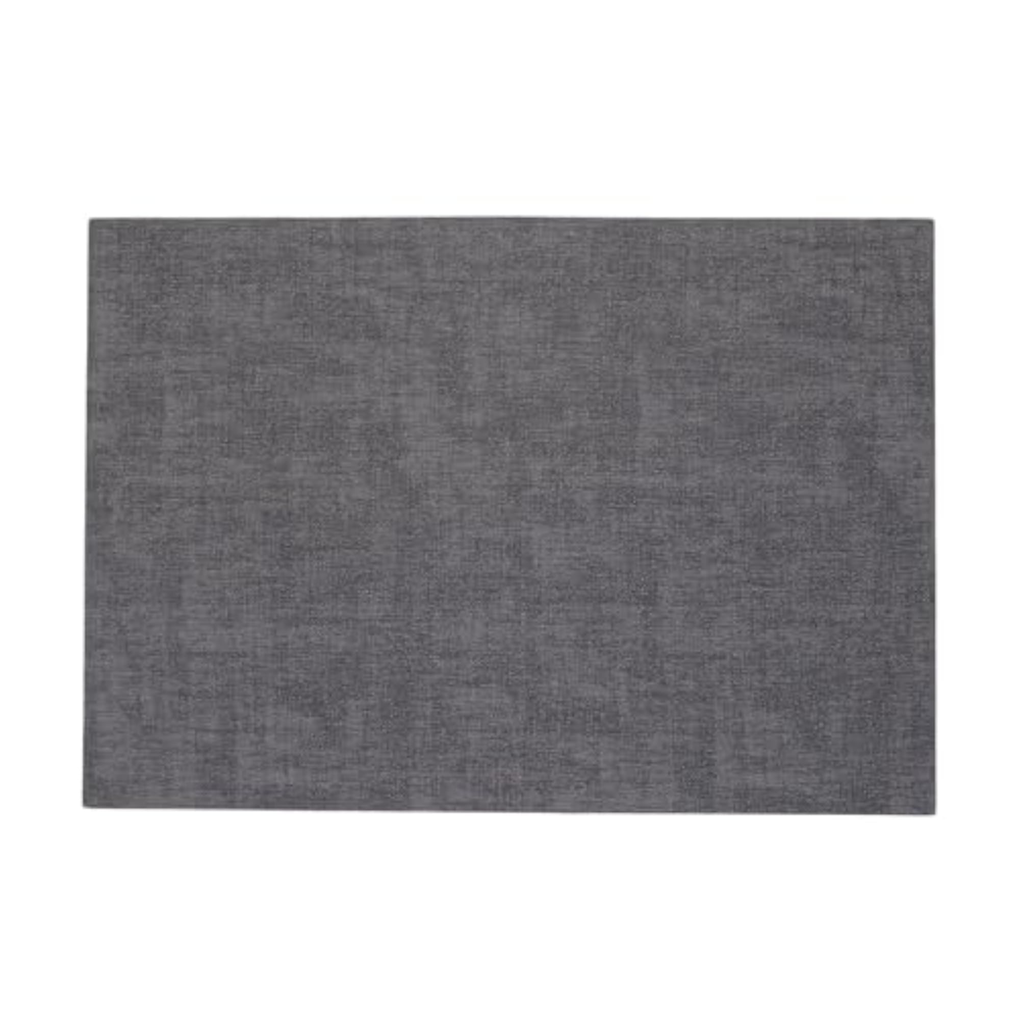 Faux Leather Anti Skid Dining Table Placemat, Black