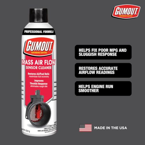 Image of Gumout Mass Air Flow Sensor Cleaner Fast Sensor Cleaning Spray, Pack of 2
