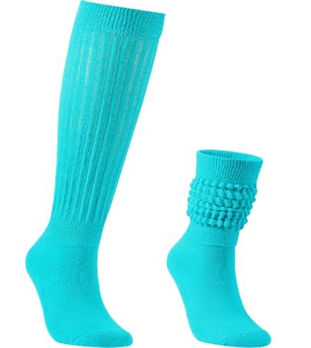 Image of Galsang Women's Slouch Socks, Long Scrunch Knit Casual Socks for Girls, B206