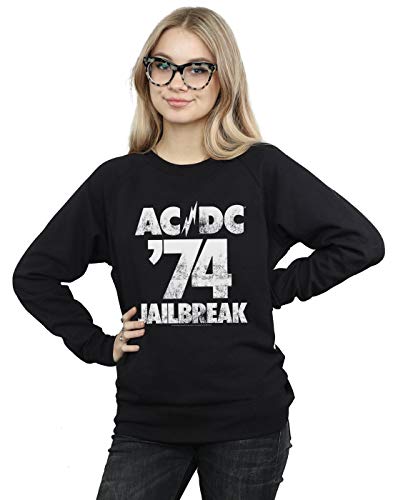 Preisvergleich Produktbild AC / DC Damen Jailbreak 74 Sweatshirt Schwarz Medium