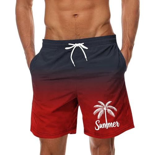 Mens Summer Swim Trunks 7 Inch 9 Inch Quick Dry Board Shorts Swimwear Bathing Suit Beach Swim Shorts with Pockets