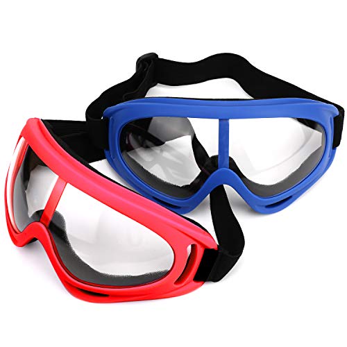 LJDJ Safety Goggles - Pack of 2 - Glasses Adjustable Outdoor Sports Dust-Proof