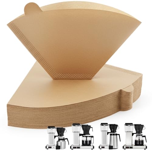MIMORE Coffee Filters #4-120 PCS Cone Coffee Filters for Moccamaster KBGV Select, KBT, KB, KBGT, KBTS - Coffee Filter 4 Cone Paper Unbleached Compatible with Technivorm Moccamaster 8-10 Cup