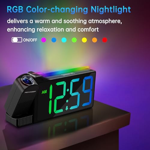 Peakeep MHP6050 Projection Alarm Clock thumb #4