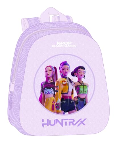 K-POP Demon Hunters - ICONIC - Mochila Escolar, con Diseño 3D, Ideal para Niños de...