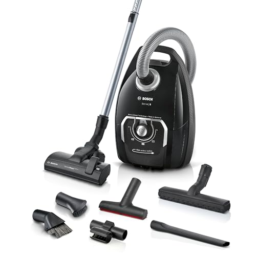 Bosch Staubsauger mit Beutel Serie 8 BGL8XALL, Testsieger, ideal für Allergiker, Hygiene-Filter, 10 Jahre Motorgarantie, Hartbodendüse, XXL-Polsterdüse, langes Kabel, Made in Germany, 650 W, schwarz Bosch Staubsauger mit Beutel Serie 8 BGL8XALL, Testsieger, ideal für Allergiker, Hygiene-Filter, 10 Jahre Motorgarantie, Hartbodendüse, XXL-Polsterdüse, langes Kabel, Made in Germany, 650 W, schwarz