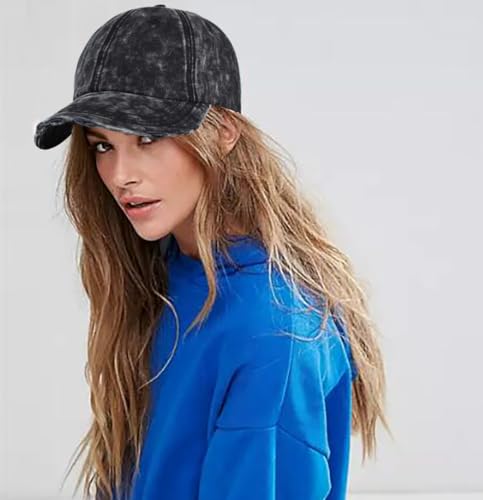 Image of XYIYI Vintage Washed Distressed Baseball Cap Adjustable Cotton Dad Hat for Women Men