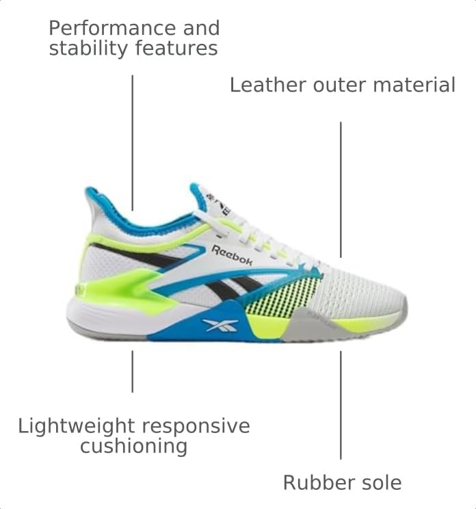 Image of Reebok Mens Nano Court Sport Men's Pickleball Or Tennis Shoes for Men