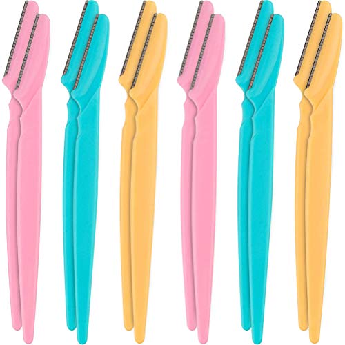 Eyebrow Razor Facial Razor with Precision Cover, Touch-Up Multipurpose Exfoliating Dermaplaning Tool, Multipurpose Eyebrow Trimmer Remover Tools