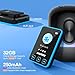 Mp3 Player with Bluetooth 5.3, HiFi Music Player with Sports Clip and Armband, 1.77-inch TFT Color Screen, 32GB mp3 Player for Kids Adults, Earphones Included, TF Card can be Inserted