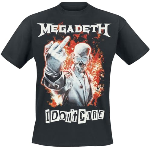 Megadeth Ransome Note Hombre Camiseta Negro S 100% algodón Regular