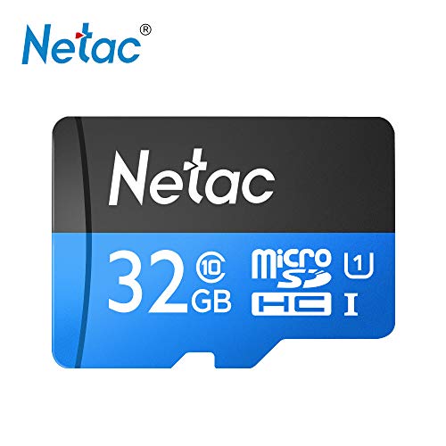 Festnight Netac P500 Classe 10 32G Micro SDHC TF Cartão de Memória Flash de Armazenamento de Dados UHS-1 de Alta Velocidade até 80 MB/s (32GB)