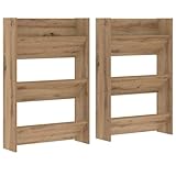 【Dimensions pratiques】 Avec son design qui s’adapte bien aux petits espaces, ce cabinet est parfait pour les entrées ou couloirs qui nécessitent un rangement organisé. Sa forme rectangulaire permet une utilisation efficace de l’espace sans perdre en accessibilité, parfait pour les foyers animés ou les visiteurs fréquents, mêlant praticité et allure.