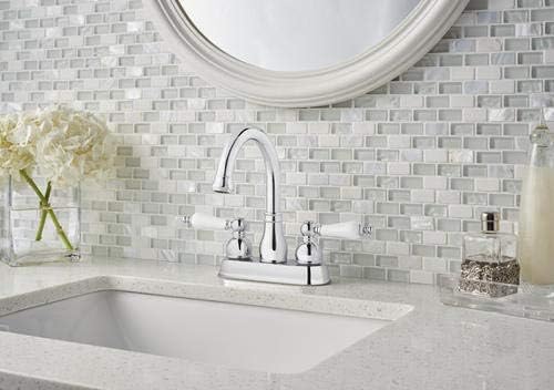 Pfister Henlow Two-Handle 4" Centerset Bathroom Faucet Chrome