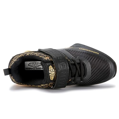 Men's Weight Lifting Shoes for Squatting and Deadlifting High Stability Comfortable Squat Shoes for Men Upgraded Grip and Support Ideal for Weight Training Weightlifting and Strength Training4