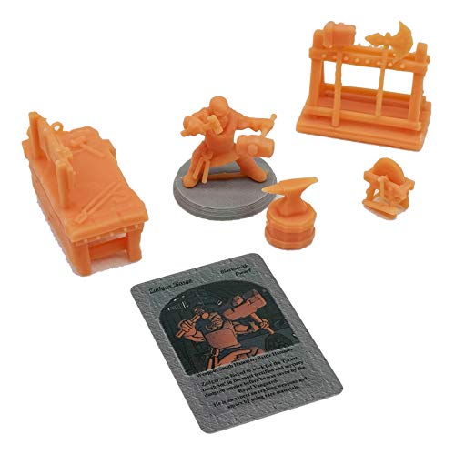 Outland Tactics War Games Miniatures Blacksmith Dwarf Figure & Accessories 28mm