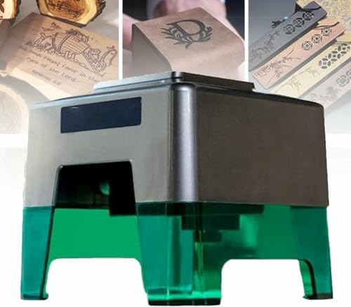 LYJYUJIE Grabador láser, máquina de Grabado portátil Que no Requiere instalación, fácil de Usar para Escritorio, para Principiantes en el hogar, con Carcasa de acrílico~/