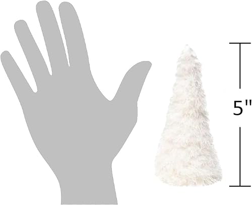 Miniatura 3 de Collins Painting Cono de pino de piel blanca de 5, 7 y 9 pulgadas, juego de 3 unidades, decoración de Navidad de pino para el hogar, decoración