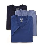 Polo Ralph Lauren Classic V-Neck T-Shirts 3-Pack, L, Assorted Blue