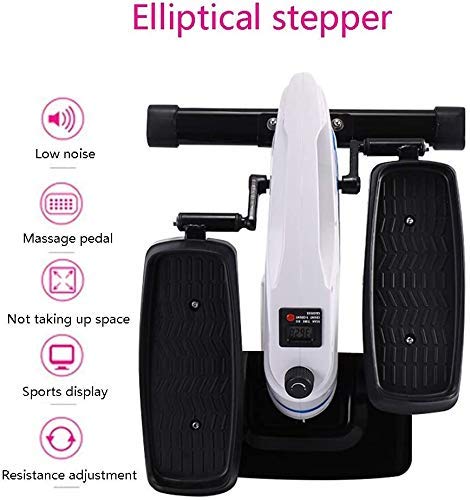 Stepper Ellittico Sotto Scrivania - Esercitatore Magnetico Portatile Per Gambe, Silenzioso, Con LCD