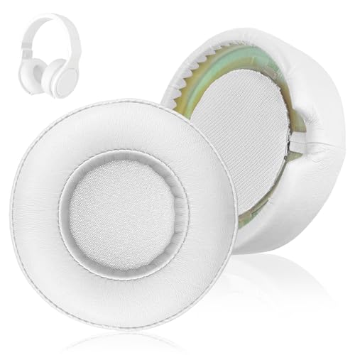 Almohadillas de repuesto Pro Ear Pads compatibles con auriculares Beats by Dr Dre Pro Detox, espuma viscoelástica, piel sintética suave (Blanco) miniatura 1