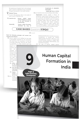 Image of Educart CBSE Class 12 Economics Question Bank 2026-27 | 2027 Syllabus | Chapter-wise PYQs, MCQs, Case-Based Qs & Notes | NCERT-Based