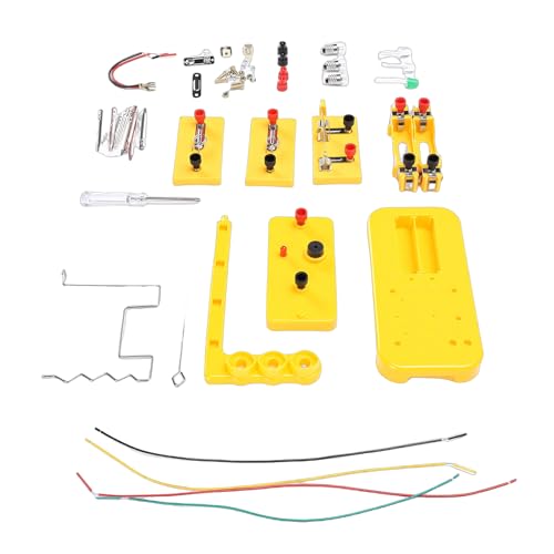 Juguete científico STEM kit de experimentos de circuito elemental con soporte de batería 3