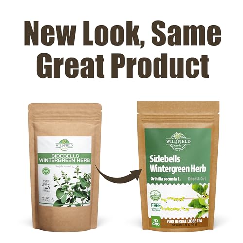 Image of 1.8 oz. Dried Cut Sidebells Wintergreen Herb Tea (Orthilia Secunda) - 50 g One-Sided Wintergreen Herbal Tea Orthilia (Peralito)