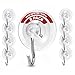 Holiday Joy - World's Strongest All Purpose 1-1/8-Inch Suction Cups with Hooks - Made in USA (8 Small)