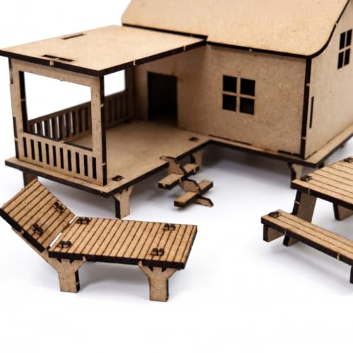Image of BAGJI TOYS Beach House DIY Wooden Painting Kit