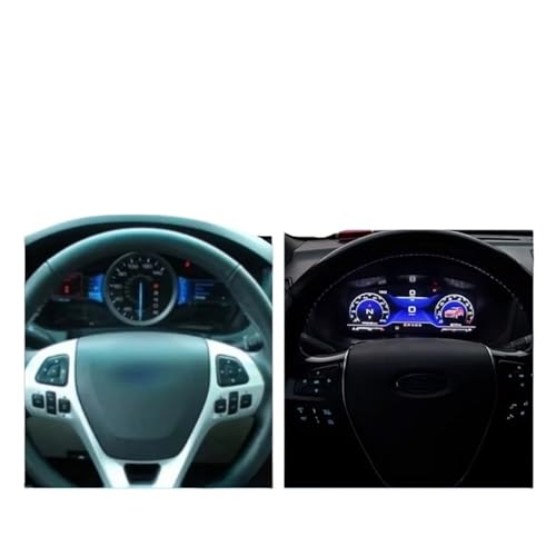 Pantalla LCD de 12.3 pulgadas para Ford Explorer 2011-2016 con velocímetro digital 3