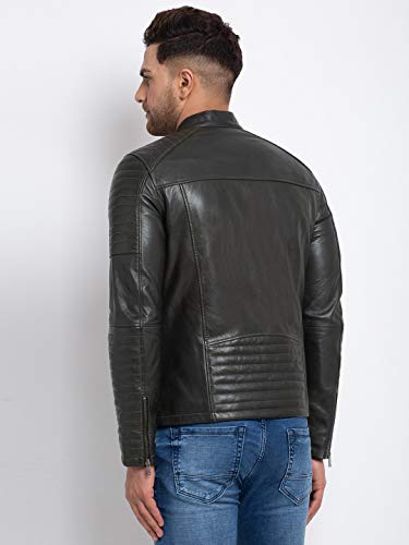 Image of TEAKWOOD LEATHERS Men Leather Jacket