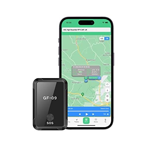 OKEEY GPS Tracker,Portable Real Time GPS Locator Tracker for Luggage/Vehicle/Car/Children/Pets,Unlimited Range of Global Real Time Location Tracking All UK/EU/Global(With Free App) Cover