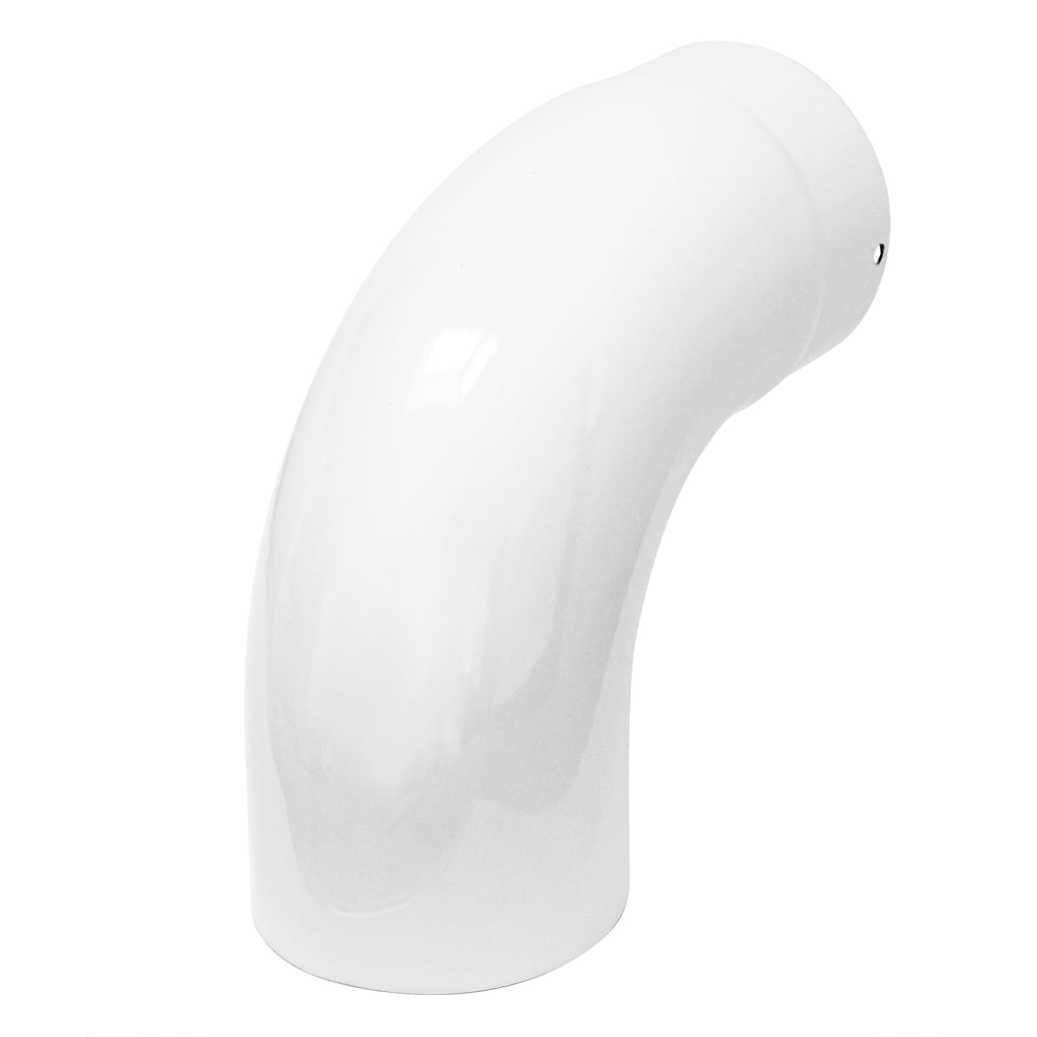 raik ESH017-120-w Rauchrohrbogen/Ofenrohrbogen Emaille 120mm - 90° Bogen glatt Weiß