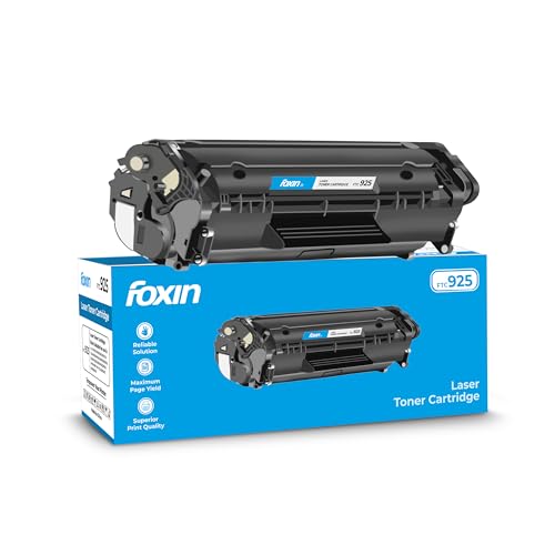 Image of FOXIN FTC 925 Black Laser Toner Cartridge for HP & CANON Printers - Canon LBP 6030W, 6030B, 6000, 6000B, 6020, 6020B, 6018B, MF3010 | HP P1102, P1102w, M1132 MFP, M1212nf, M1214nfh, M1217nfw, M1218nfs