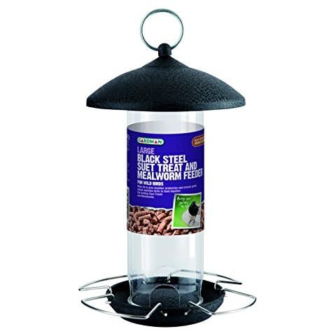 Gardman Black Steel Suet Treat Bird Feeder Cover