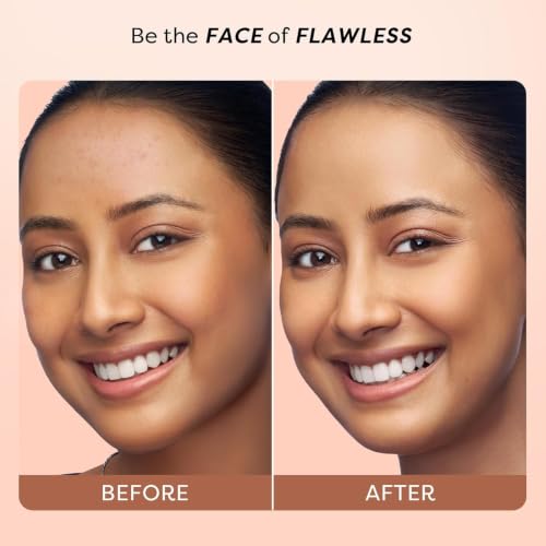 Image of SUGAR POP HD Liquid Foundation with SPF 30, Walnut | Full Coverage, Water-Resistant Matte Finish | Lasts Up to 16 Hours | 30 ml