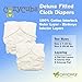 Cozy Cubs Deluxe Fitted Cloth Diaper – Premium Interlock Cotton Exterior with Absorbent Birdseye Interior, Soft Stretch Elastics, Secure Snaps, Two‑Sizes (7–30 lbs)