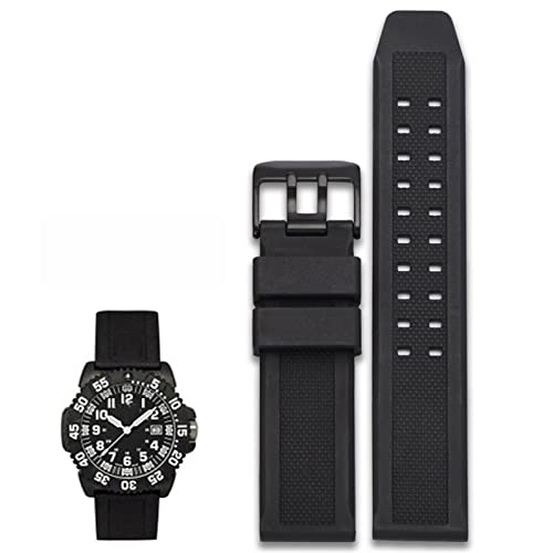 Remplacer bracelet cassé Luminox avec le silicone SCRUBY 3050 3051 6402 durable - 3