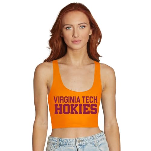 Image of Lojobands Women's College Gameday Outfit Tank Top Tailgate Crop Top One Size Fits Most