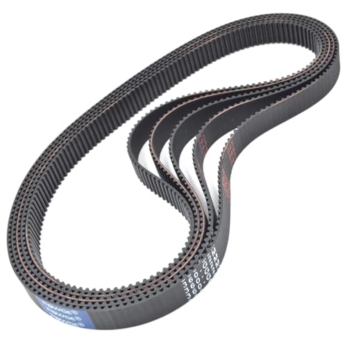 2M 2GT Timing Belt Lp=330 332 334 336 338 340 342 344 346 348 350 352 354 356 358 360 362 364 366 368 Width 6/9mm Rubber(356-2GT