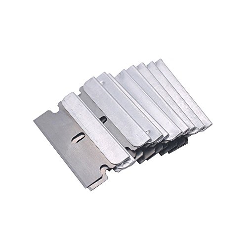 Gebildet Razor Blade Scraper With 10Pcs Carbon Steel Blades For Removing Vinyl Decals Stickers &Glue From Cars, Boats And Other Delicate Surfaces #TOP5