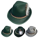 Applications larges: le chapeau de bière convient non seulement aux festivals allemands, mais aussi aux performances de scène, aux carnavals, aux fêtes costumées, aux fêtes d'Halloween, au cosplay..Parfait pour compléter le look allemand pour vos costumes et tenues de déguisement..Cadeau parfait pour le prochain Noël, Halloween, le Nouvel An ou toute occasion spéciale.