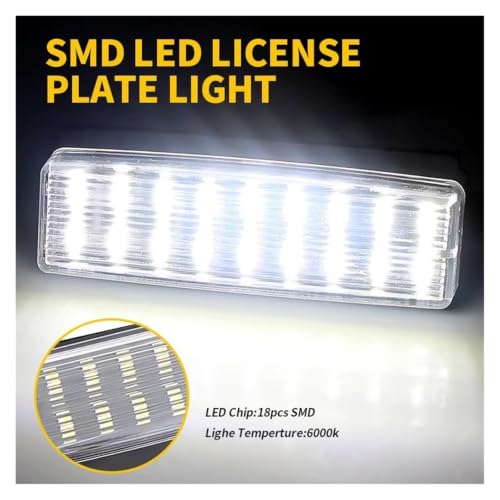 Luz de matrícula LED para Mazda MX5 Miata MK3 NC 2006-2015 bombilla blanca 6000K 5