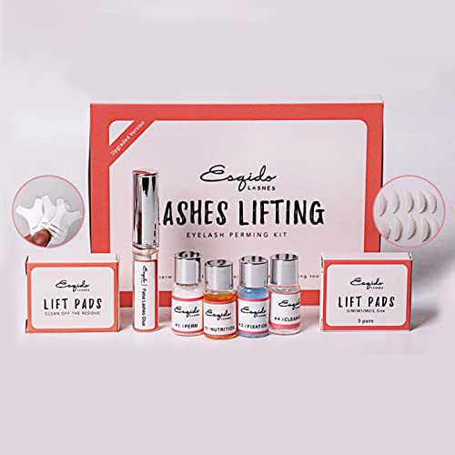 Kit permanente de cílios,mewmewcat Kit de permanente de cílios DIY traje de engomar de cílios simple