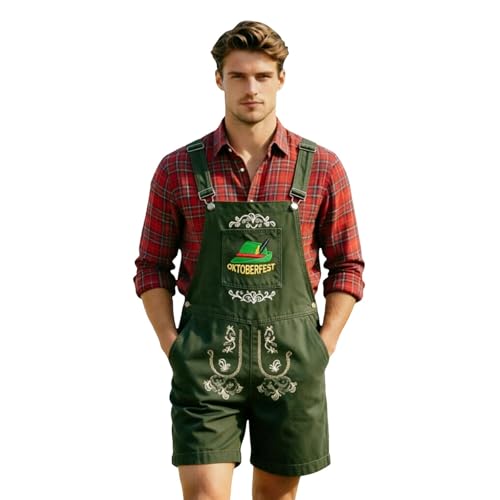 Lederhosen homme résistant en cuir de vachette pour costume Oktoberfest réussi