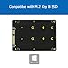GODSHARK M.2 Adapter to 2.5 Inch SATA Enclosure, NGFF SSD Converter for 2230, 2242, 2260, 2280 Hard Drives