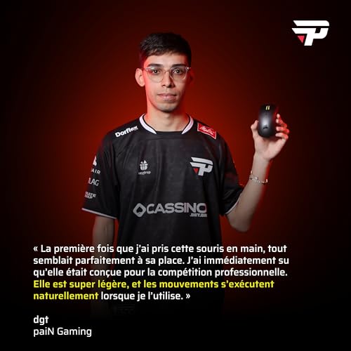 Gaming Corsair Sabre v2 Pro Ultralégère 33 000 DPI 36 g Sans Fil - vue 4